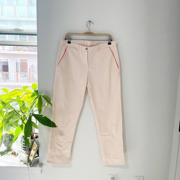 Gap Pink Broken In Straight Khaki Pants Size 10 - Picture 1 of 5